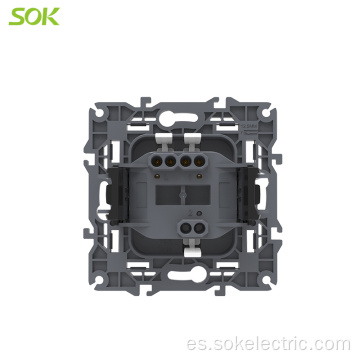 Interruptores de pared de luz SOK 10A 250V Sin tornillos